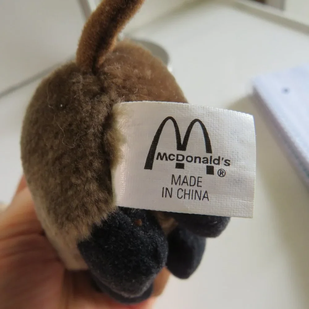 Bison Buffalo BACKPACK CLIP plush mini stuffed animal #2 zoo animals